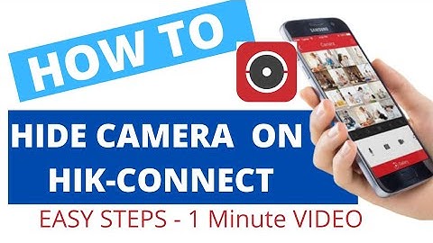 #hikconnect          How to Enable/ Disable Camera Channel from hikvision Hik Connect Mobile App ??