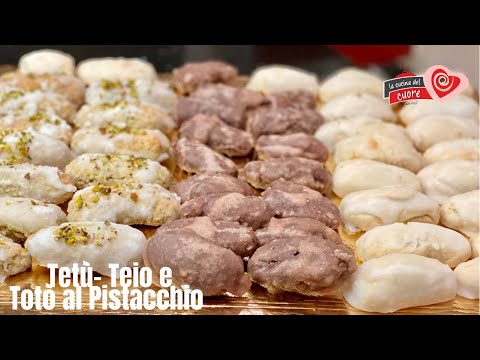 TetÃº Teio e TotÃ² al Pistacchio /Biscotti siciliani della delle feste dei morti