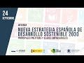 Nueva Estrategia Española de Desarrollo Sostenible 2030 | Webinar