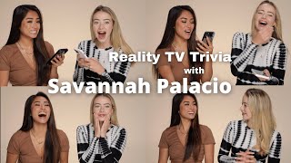 SAVANNAH PALACIO vs ELIZABETH WEBER / POP-CULTURE REALITY TV TRIVIA Wealth