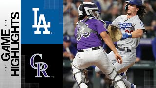 Rockies vs. Dodgers Game 2 Highlights (9\/26\/23) | MLB Highlights