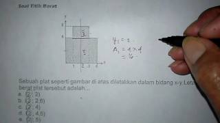 Cara mudah untuk menghitung titik berat dari suatu bangun datar