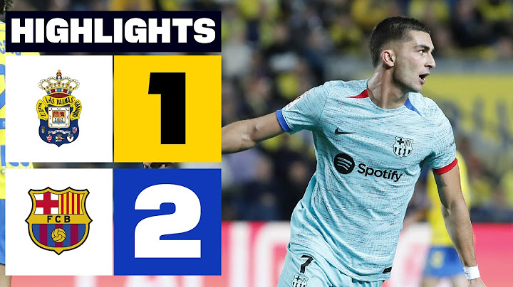 Highlights UD Las Palmas vs FC Barcelona (1-2)