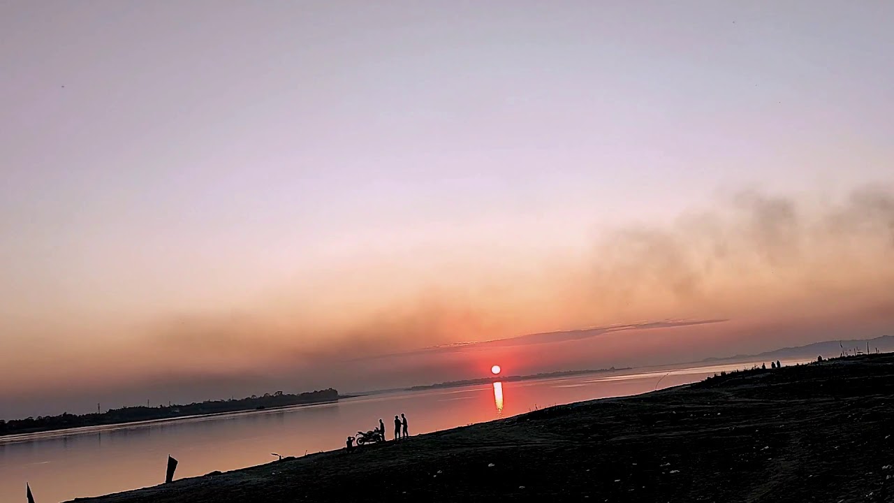 Sunset timelapse | Brahmaputra river | guwahati
