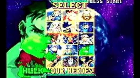 Marvel vs Capcom Secret Characters Pt1