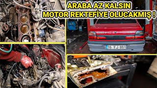 Müşteri̇ Aracinin Arizasini Kendi̇ Tespi̇t Etmi̇ş Renault 19 14 Motor Silindir Kapak Conta Değişim