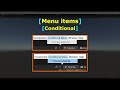 Menu Items - Conditional | Editor Scripting | C# | Unity Game Engine