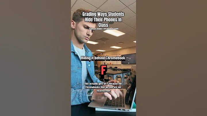 Grading ways students hide their phones in class #teacher #teacherlife