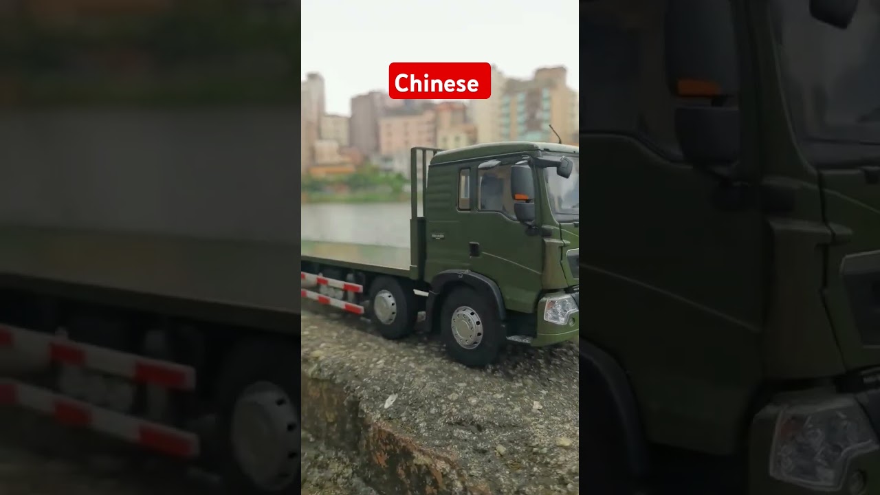 Chinese liberation army having hybrid military equipment for transport 