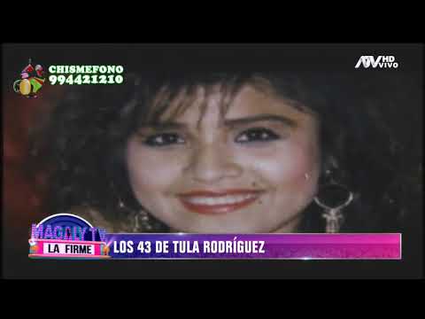 Tula Rodríguez cumple sus 43 recordando sus años de vedette