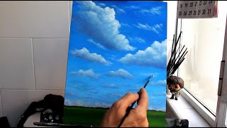 Cómo pintar NUBES #6 CON VOLUMEN y CIELO CON PROFUNDIDAD | Pintar con Francis ®