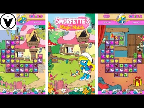 Smurfetteu0027s Magic Match Gameplay Android/iOS