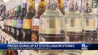 Pennsylvania Liquor Control Board announces higher alcohol prices