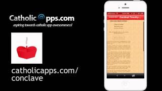 Conclave App review by Catholic Apps for Conclave 2013 (Papal Election) screenshot 1
