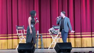 Lin-Manuel Miranda And Renee Elise Dsberry Sing Satisfied At The United Palace Theater
