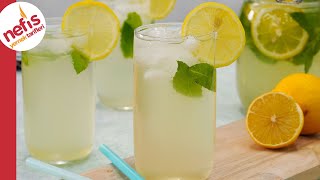 Limonata Tadında Buz Gibi Nane Şerbeti 🍋🧊 2 Limondan Tam 2 Litre Resimi