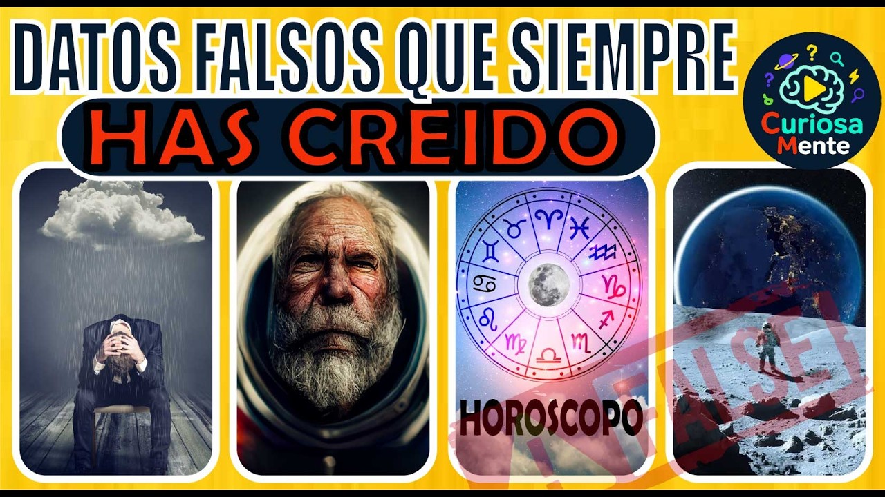 Deja de creer esto HOY: 10 mitos que te han engañado toda la vida - YouTube