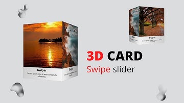 3D Responsive Touch Slider Using Html CSS & Swiper.js