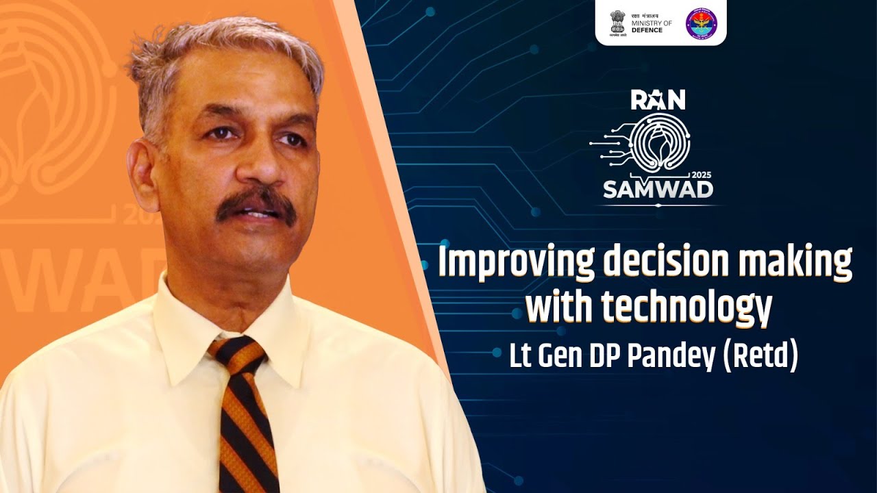 Listen to Lt Gen DP Pandey (Retd)  at Ran Samwad 2025
