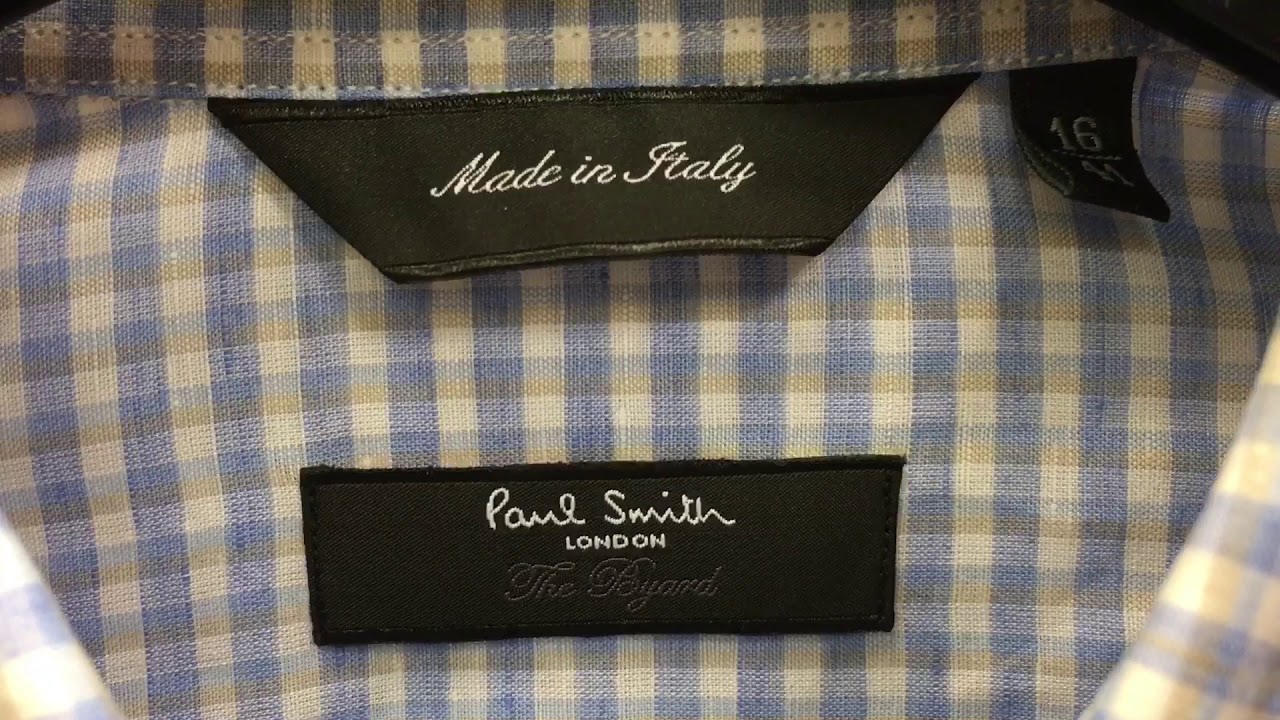 Unboxed Paul Smith Shirt, How to spot a ...