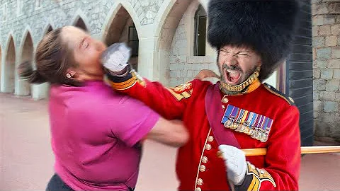CRAZY Karen MESSING With Royal Guards Gets KARMA!