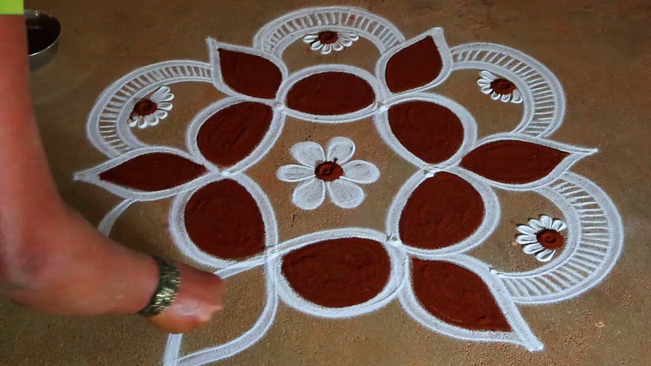 ugadi special🌹 special padi kolam 3*2 🌹pandaga muggulu designs 🌹 padi kolam designs