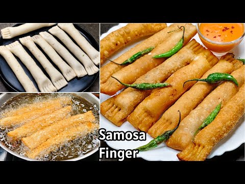 Crispy Aloo Finger Samosa Recipe | Evening Snacks Recipe | New Recipe | Potato Snacks Recipe