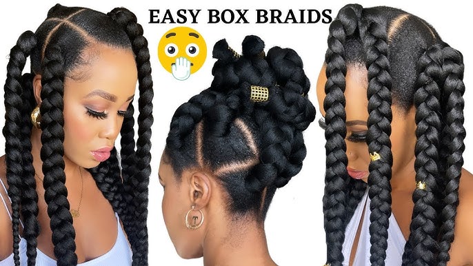 🔥SUPER EASY BOX BRAIDS /🚫NO RUBBER BANDS / TENSION FREE