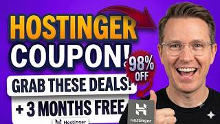 Hostinger Coupon Code - The best Hostinger promo Deal | 98% OFF + 3 Months Free