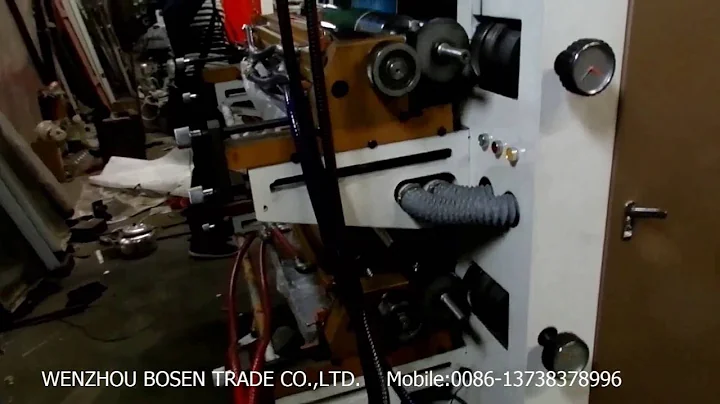 Six color flexo printing machine at a high speed