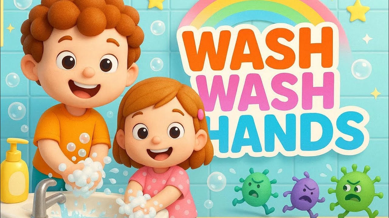 Песенка про мытье рук | Чистые руки, счастливые дети! 🫧