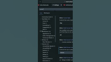 How to customize cursor to expand in vscode?