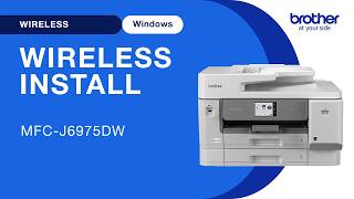 MFCJ6975DW wireless setup - Windows