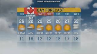 CHCH: Evening News At 11pm Close--06/29/16