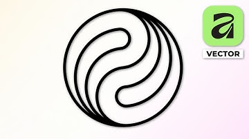 How to Create a Spiral Comma Logo in Affinity Vector Studio (Vol.2)