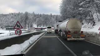 10.02 .2022 Tarihinde Bolu Dağ Istikametimiz Karlı Yollarda