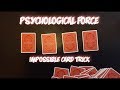 Psychological Force Impromptu Card Trick Performance And Tutorial!