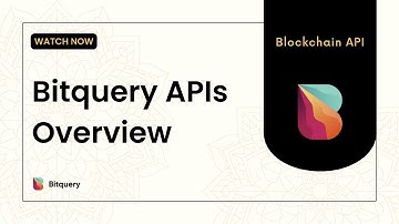 Bitquery APIs Overview - What data you can access from blockchain using our GraphQL APIs