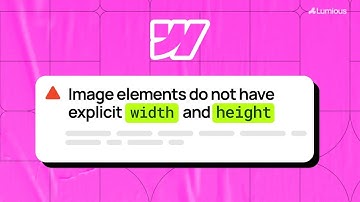 WEBFLOW WEB VITALS: Image Elements Do Not Have Explicit Width & Height