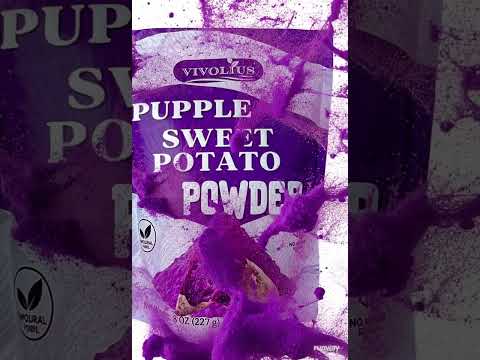 Vivolius Purple Sweet Potato Powder Natural Food Coloring for Baking