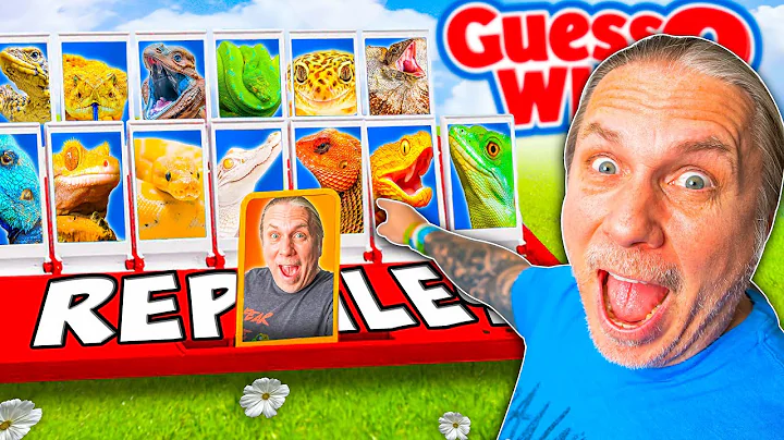 Reptile Guess Who Challenge! With Dingo Dinkelman!