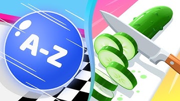 AZ Run Vs Perfect Slices in New Levels iOS,Android Walkthrough Gameplay Update All Trailer 3DOL9A