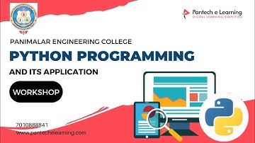Day 1/3 - Workshop on Python Programming and its Application with Panimalar Engineering College
