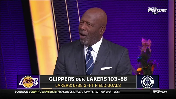 James Worthy reacts to LeBron drops 36 but Lakers loss to Clippers 103-88, Luka out with leg injury