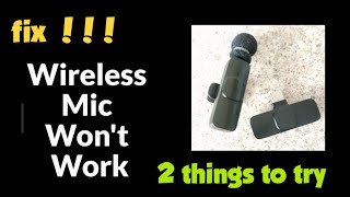 Correcao microfone sem fio para funcionar no telefone 2 solucoes possiveis 1 fun