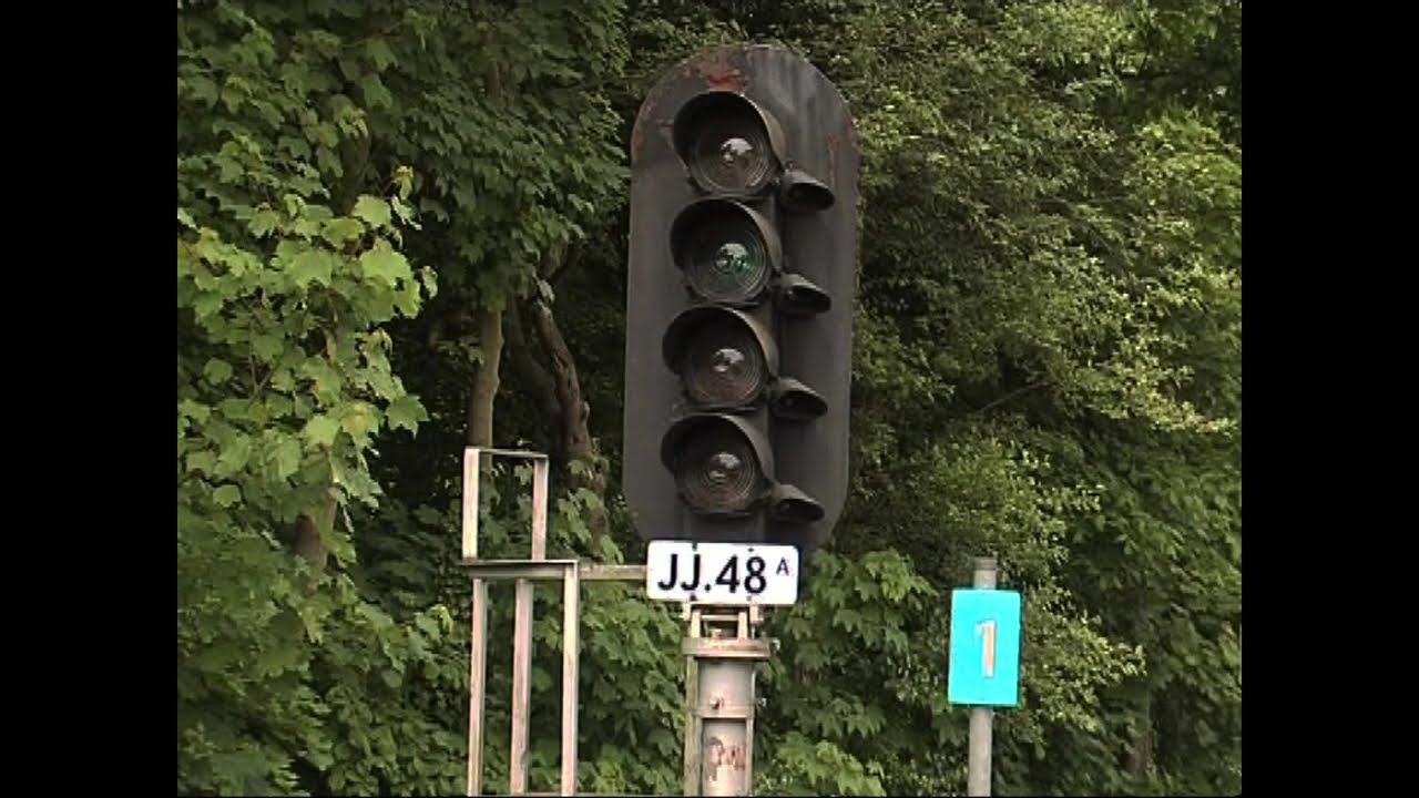 Cab ride Train Drivers eye View Metropolitan Line A Stock Harrow on the Hill to Amersham Fast