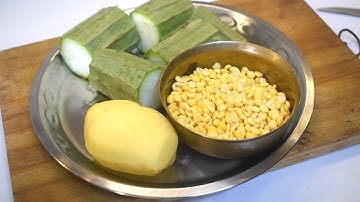 ঝিঙের নিরামিষ রেসিপি -1থালা ভাত বা রুটি শুধু এটা দিয়েই খাওয়া হয়ে যাবে| Ridge Gourd| Jhinger Recipe