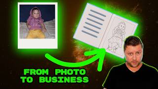 Turn Family Photos Into a Coloring Book Business | Work From Home in 2026