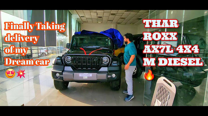 Finally Thar ROXX 2025 TOP Model Delivered! 🔥 Black Top Beast | AX7L 4X4 M Diesel