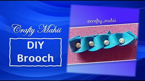 Brooch pin craft ll DIY ll Tutorial ll #foamsheet craft ll #youtubeshorts #youtubeviralshorts